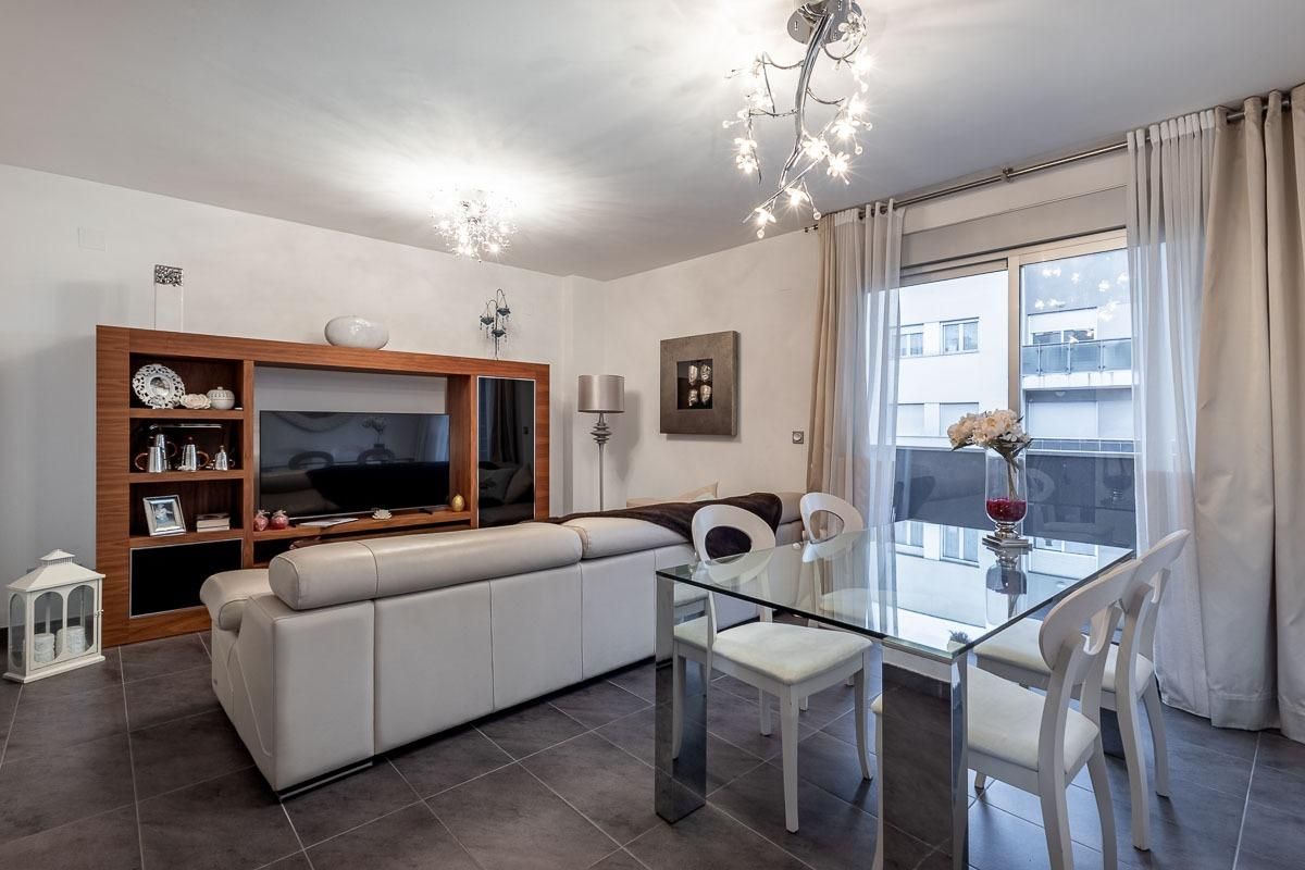 Wohnzimmer von Wohnung zum verkauf in Alhendín mit Klimaanlage, Heizung und Terrasse