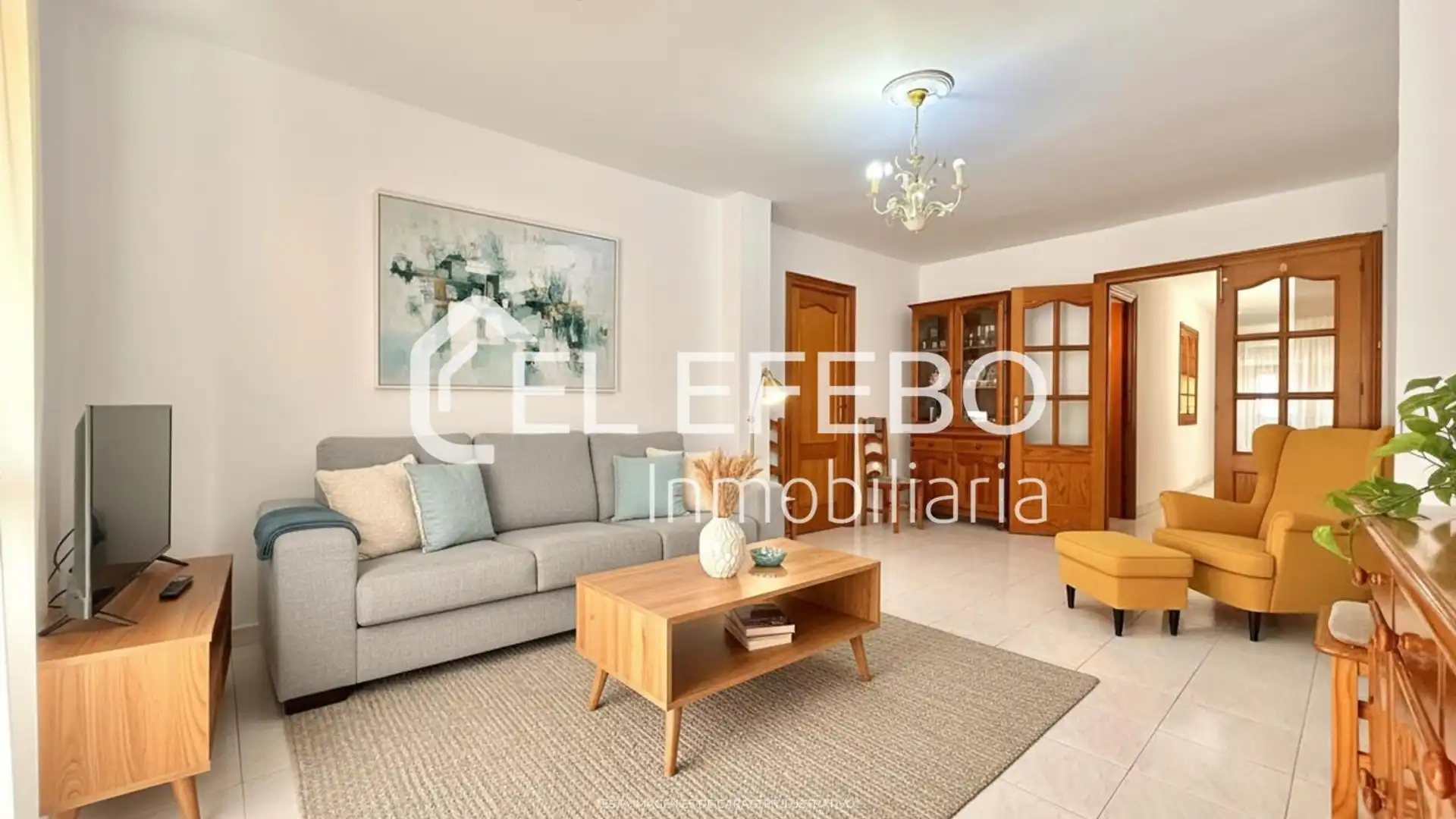 Living room of Flat for sale in Antequera  with Terrace and Balcony