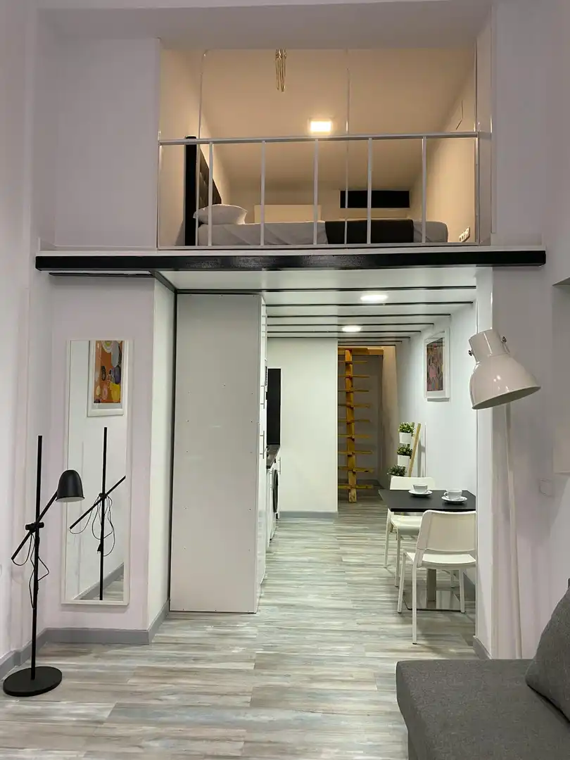 Terraza de Piso de alquiler en Madrid con Aire acondicionado, Calefacción y Amueblado