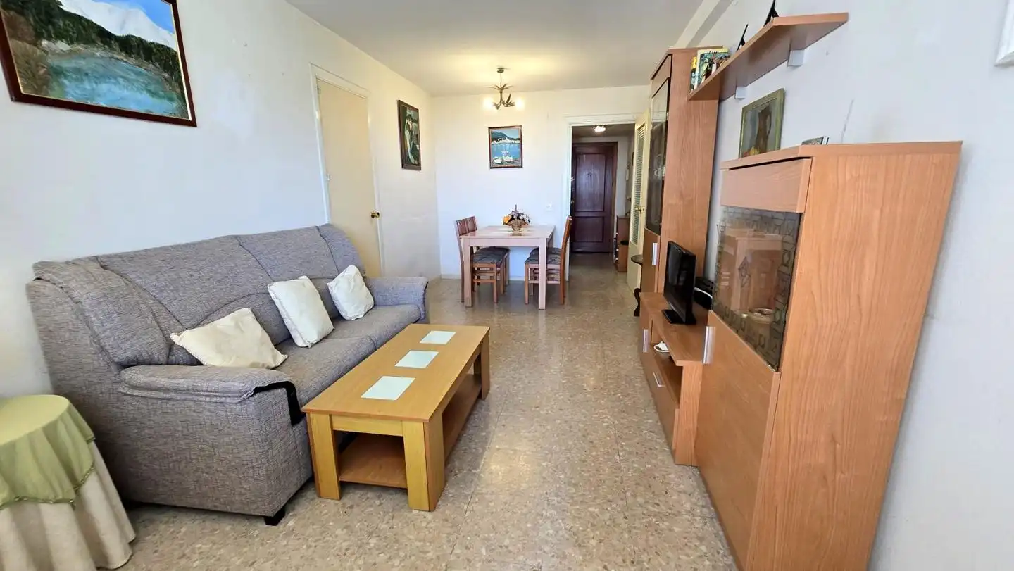 Sala d'estar de Apartament de lloguer en Gandia amb Terrassa i Moblat