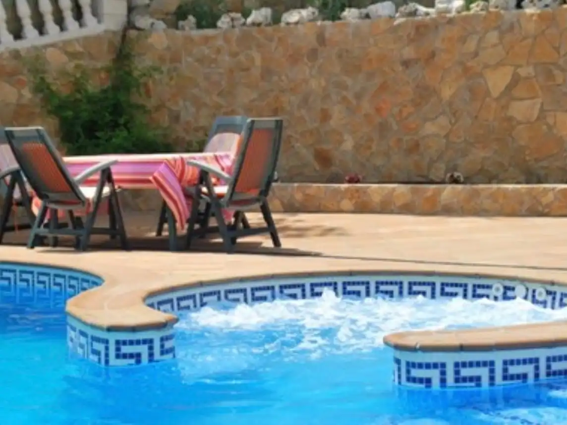 Swimming pool of Houses for sale in Lloret de Mar  with Air Conditioner, Heating and Private garden
