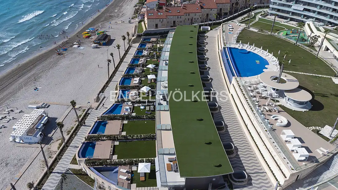 Swimming pool of Flat for rent in Alicante / Alacant  with Air Conditioner, Terrace and Furnished