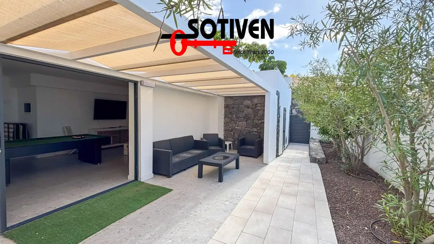 Terraza de Casa o chalet en venta en Adeje con Jardín privado, Terraza y Piscina