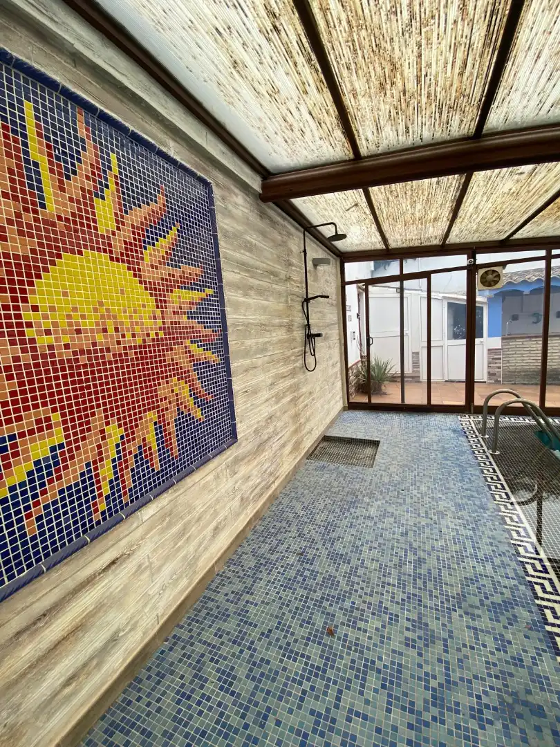Jardí de Casa o xalet en venda en Dos Hermanas amb Aire condicionat, Jardí privat i Terrassa
