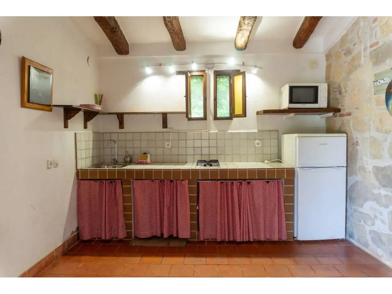 Cocina de Finca rústica en venta en Castell d'Aro, Platja d'Aro i s'Agaró con Calefacción, Jardín privado y Terraza