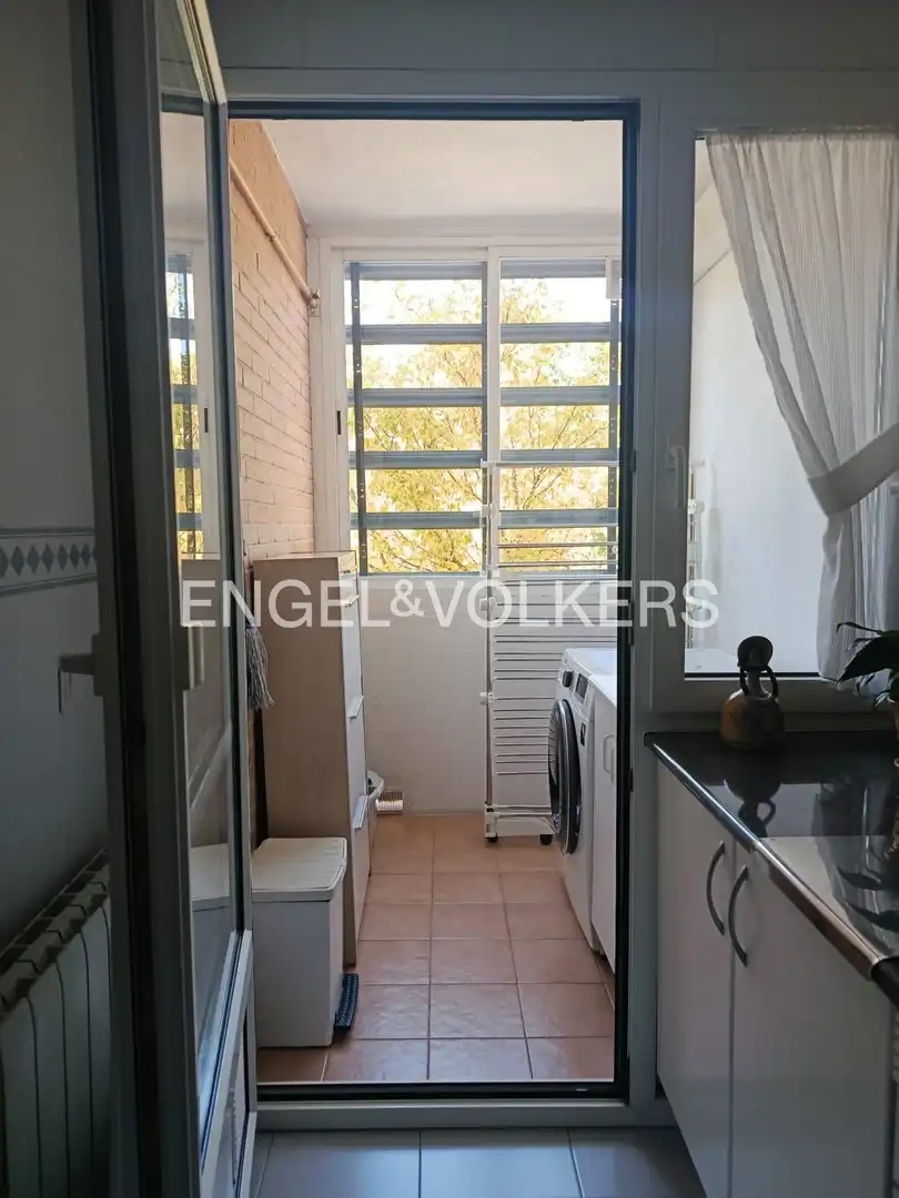 Balcony of Flat for rent in Madrid  with Heating and Pets allowed