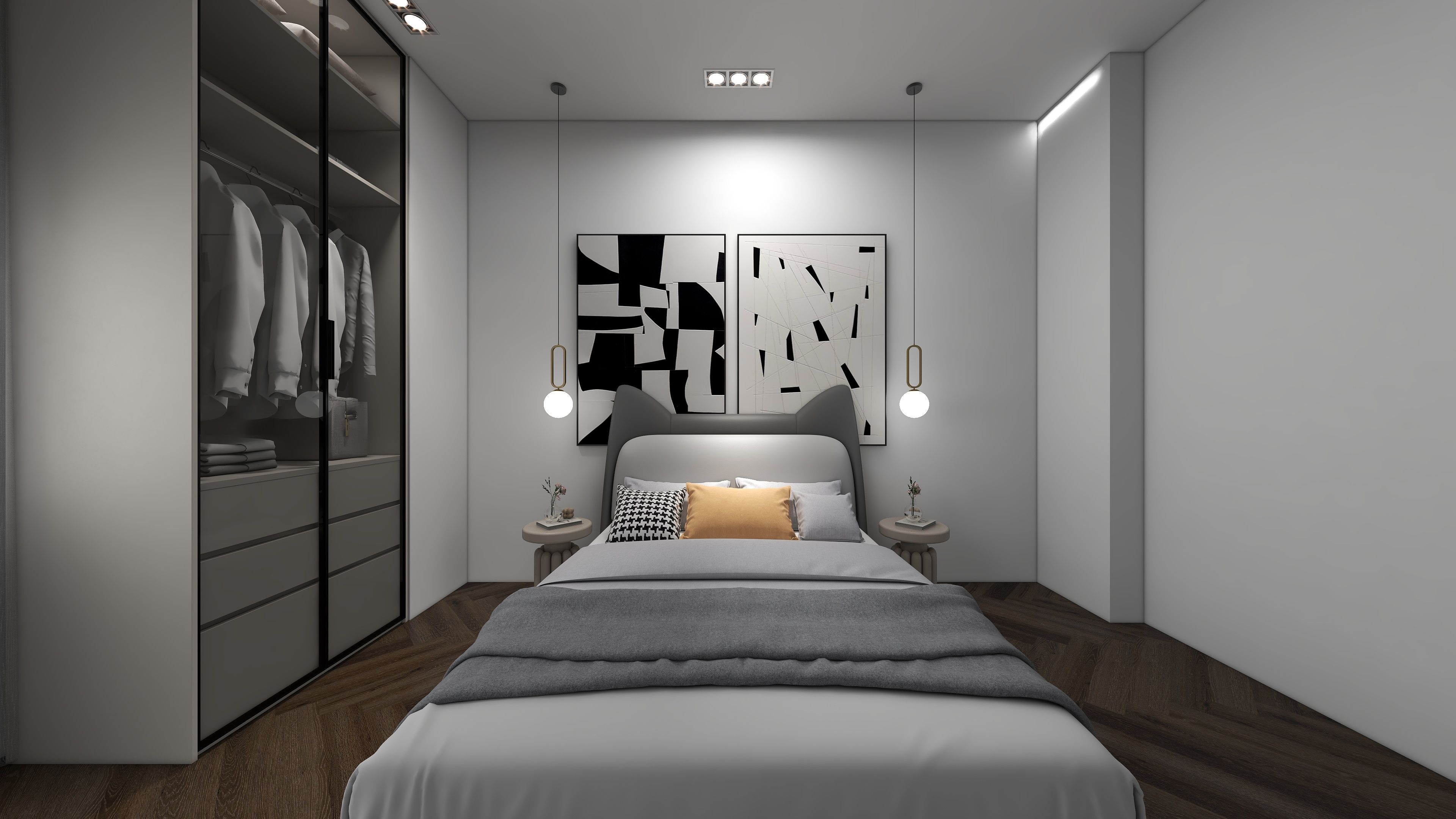 Bedroom of Flat for sale in  Madrid Capital