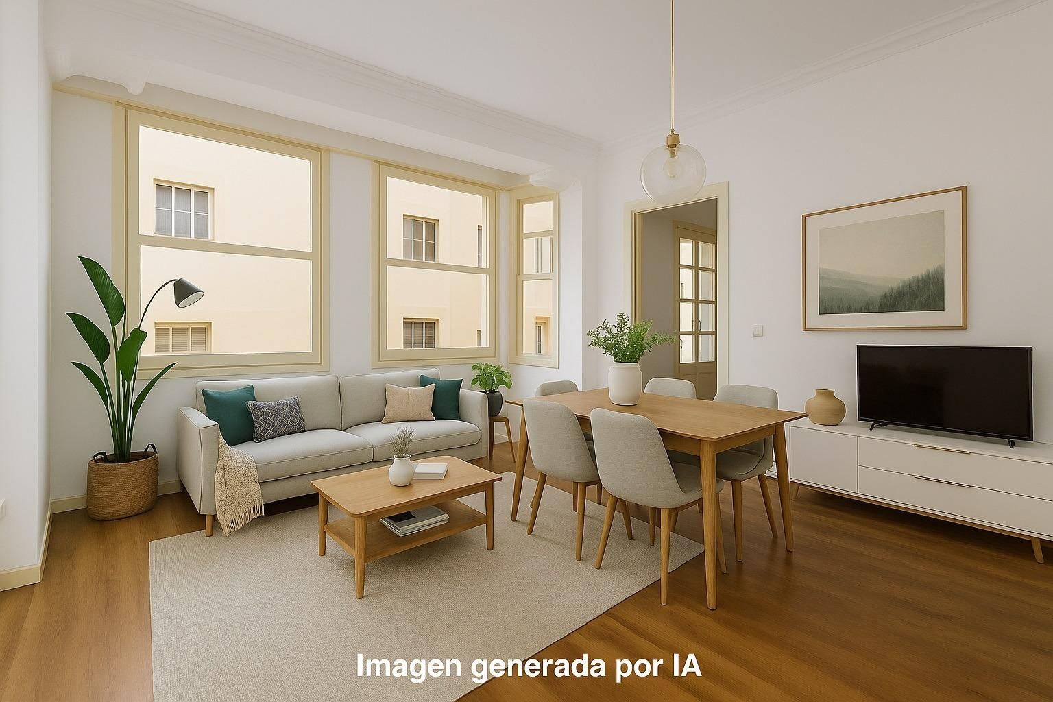 Sala d'estar de Pis en venda en  Palma de Mallorca amb Parquet