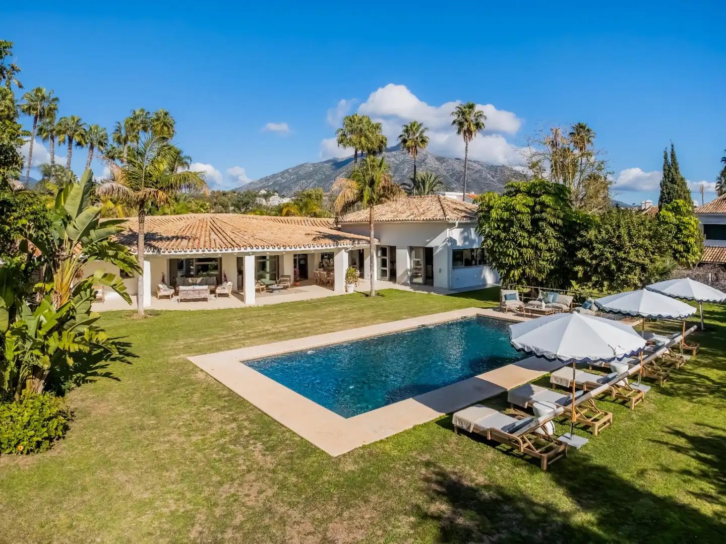 Jardín de Casa o chalet en venta en Marbella con Aire acondicionado, Jardín privado y Terraza