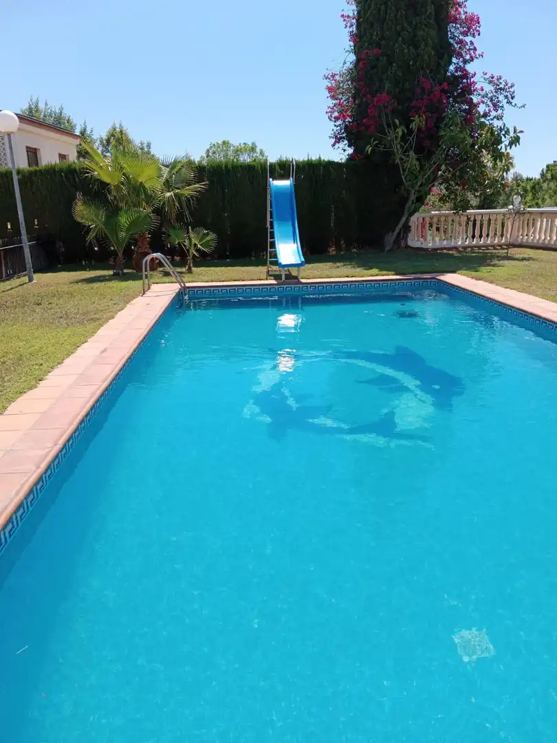 Swimming pool of Houses for sale in Almazora / Almassora  with Air Conditioner, Private garden and Terrace