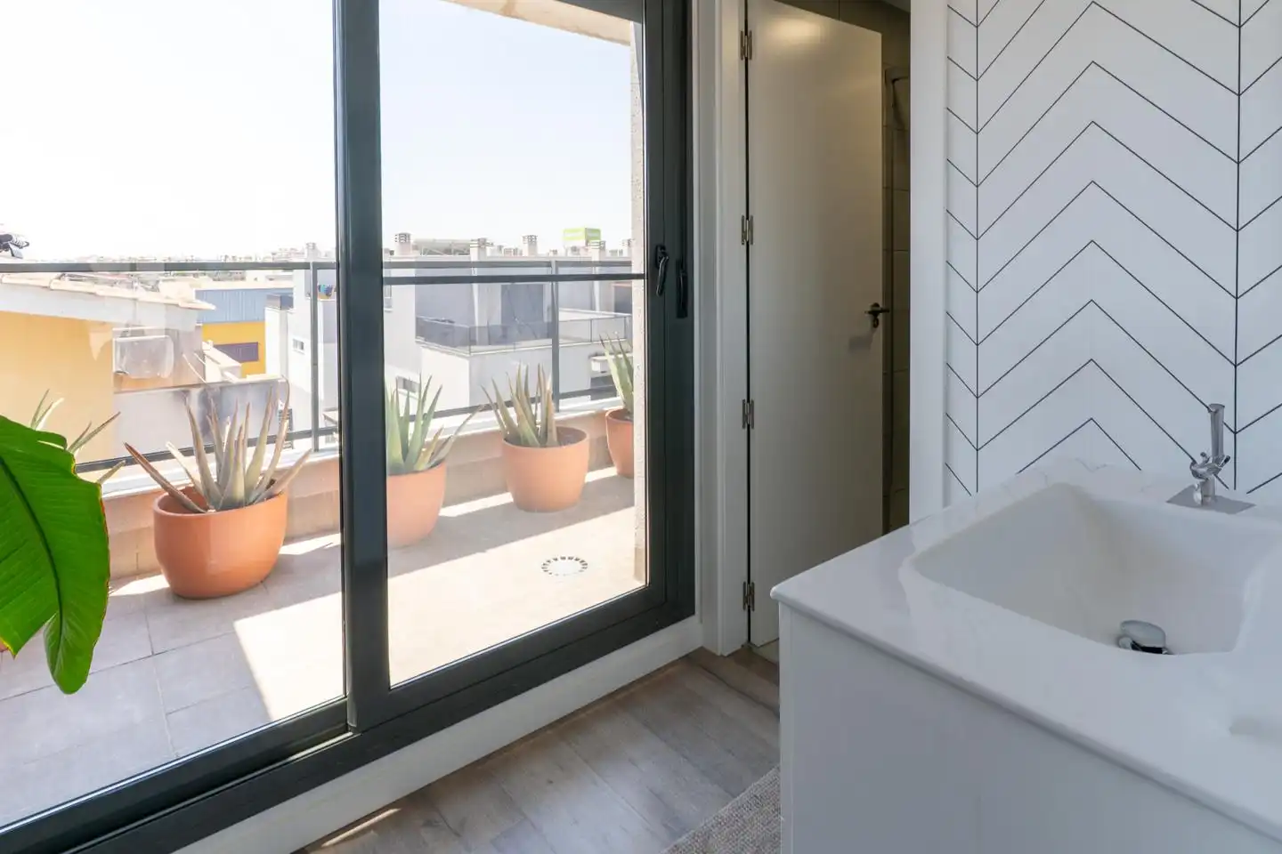 Terraza de Casa adosada en venta en Santa Pola con Aire acondicionado, Calefacción y Parquet
