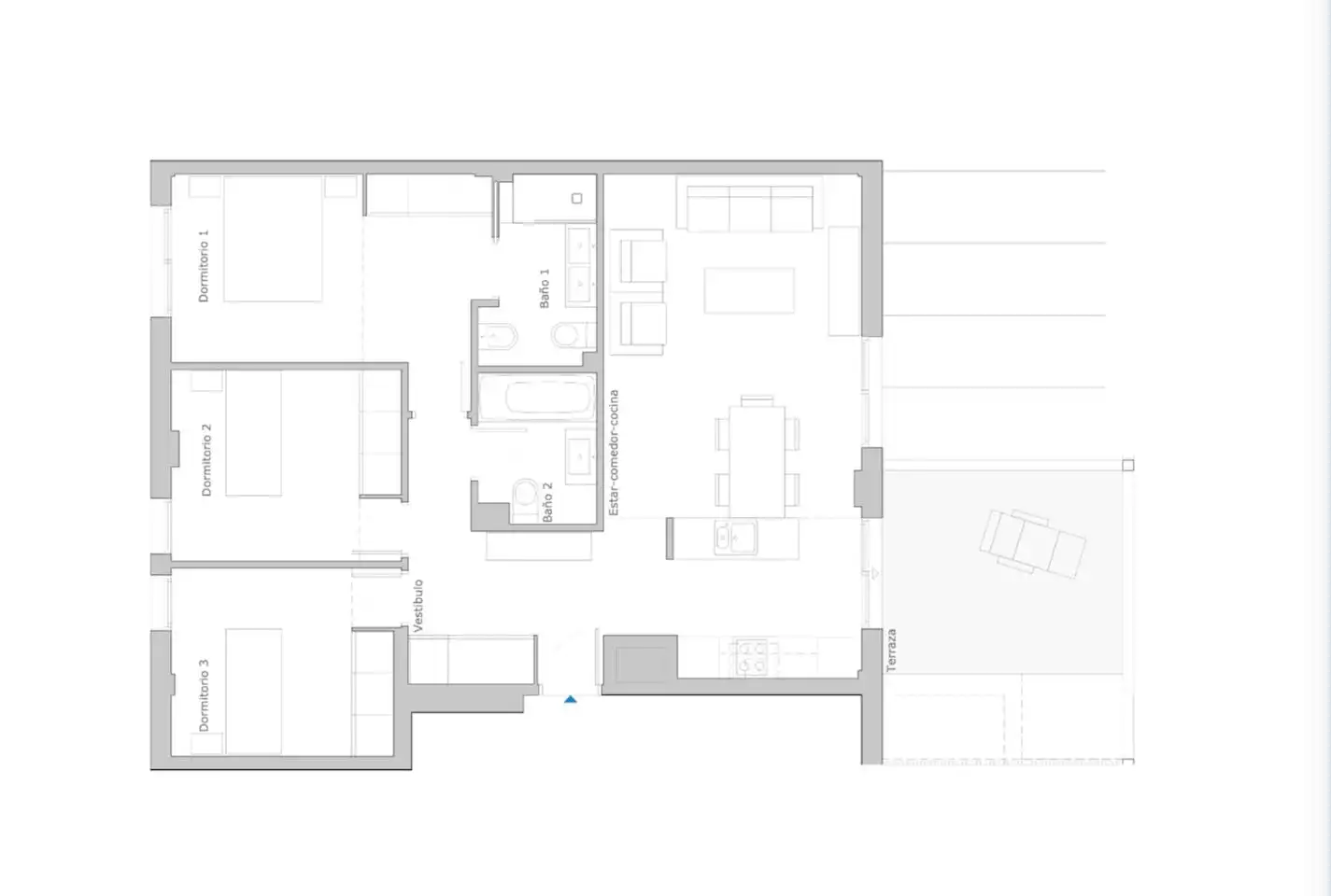 Appartement avec terrasse à vendre à Ses Figueretes - Platja d'en Bossa - Cas Serres, imagen 10