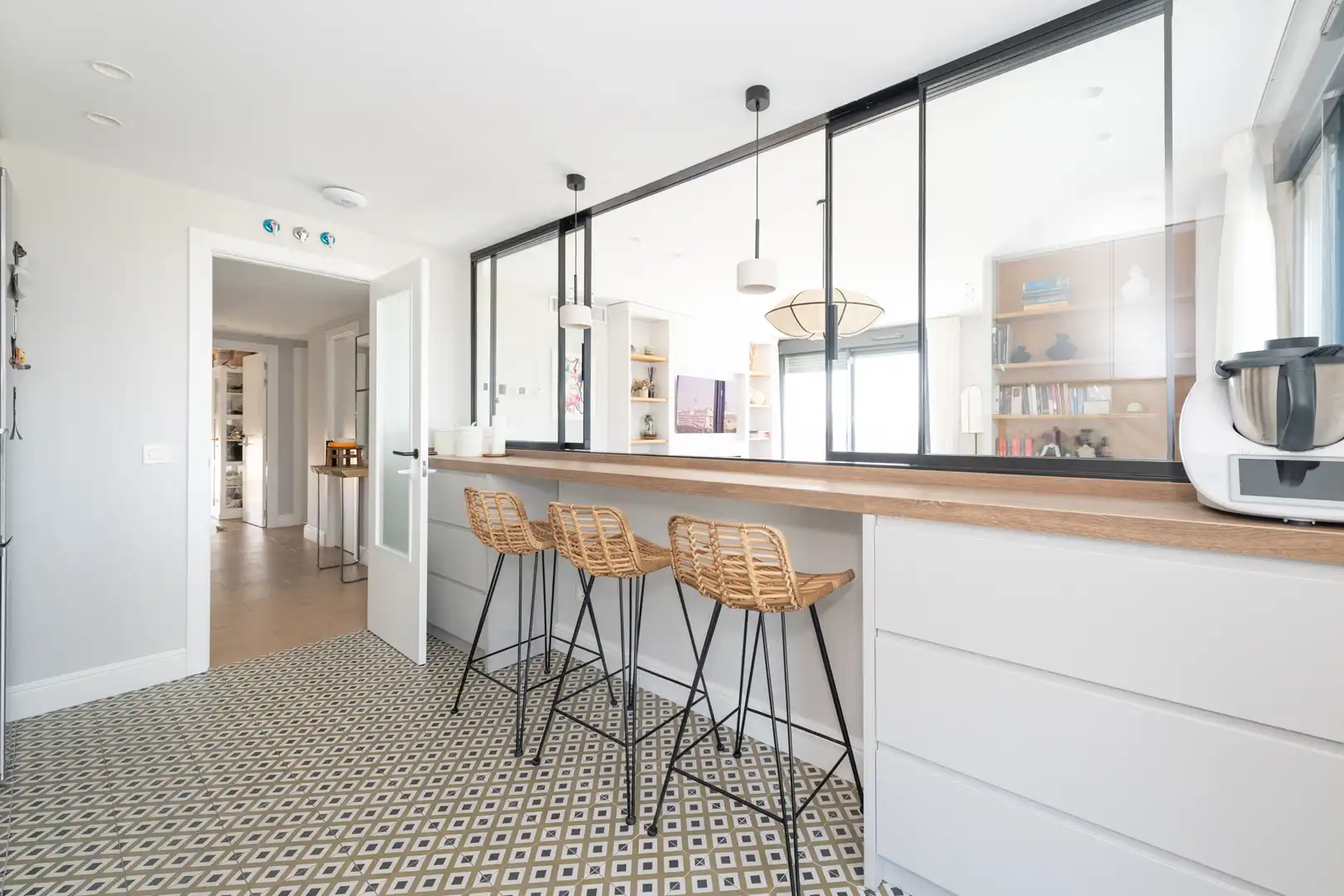 Kitchen of Flat for sale in Tres Cantos  with Air Conditioner, Heating and Terrace