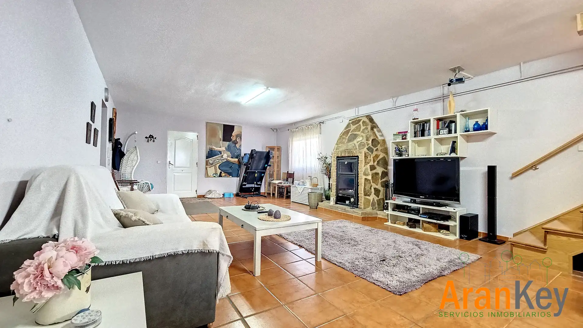 Sala d'estar de Casa o xalet en venda en Colmenar de Oreja amb Aire condicionat, Calefacció i Jardí privat