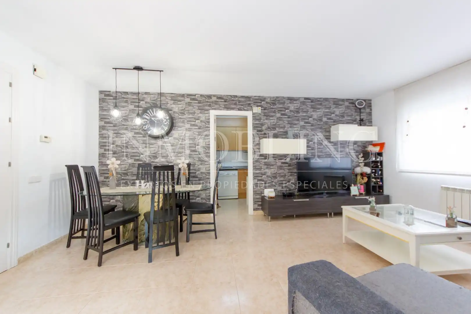 Sala de estar de Piso en venta en Mataró con Aire acondicionado, Calefacción y Amueblado
