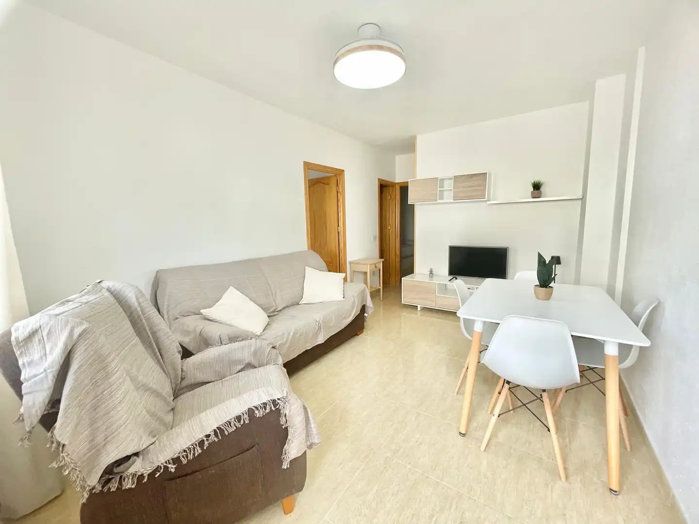 Living room of Detached homes for rent in San Javier  with Air Conditioner, Furnished and Washing machine