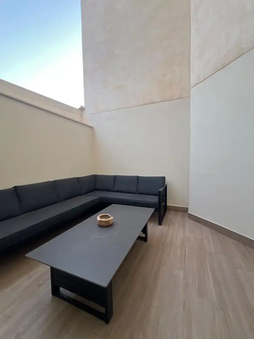 Sala de estar de Piso en venta en Murcia con Aire acondicionado, Terraza y Amueblado