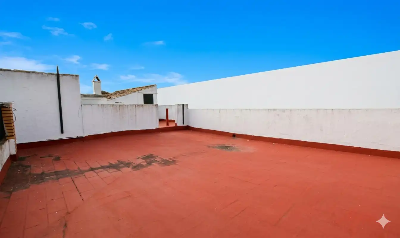 Terraza de Casa o chalet en venta en Bormujos con Aire acondicionado, Calefacción y Jardín privado
