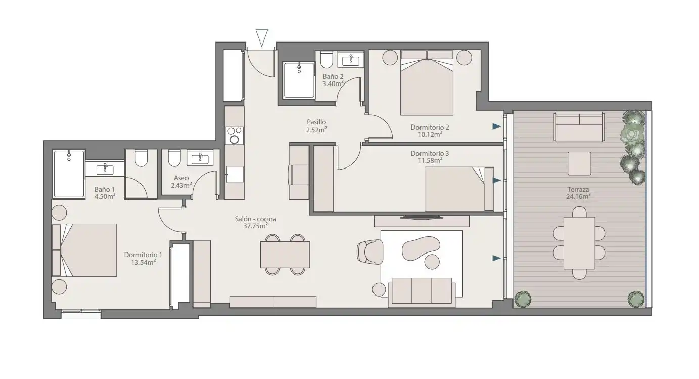 Apartment with pool for sale in Los Pacos, imagen 11
