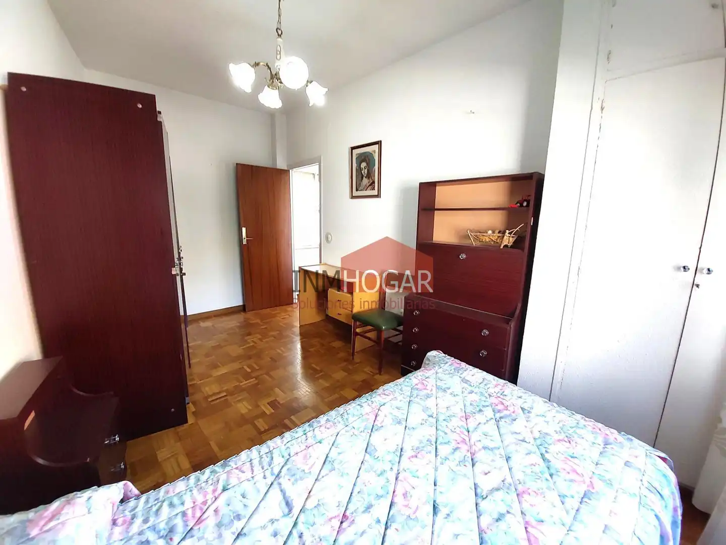 Bedroom of Flat for sale in Ávila  with Heating, Parquet flooring and Terrace