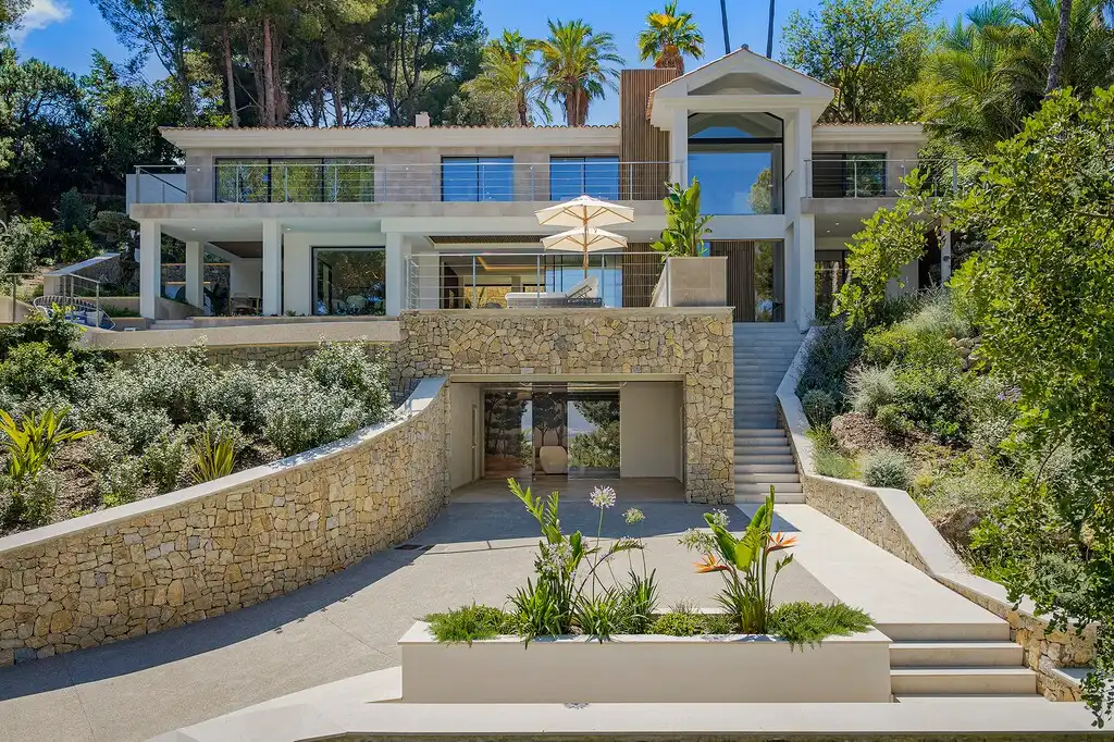 Exterior view of Houses for sale in Calvià  with Air Conditioner, Heating and Private garden