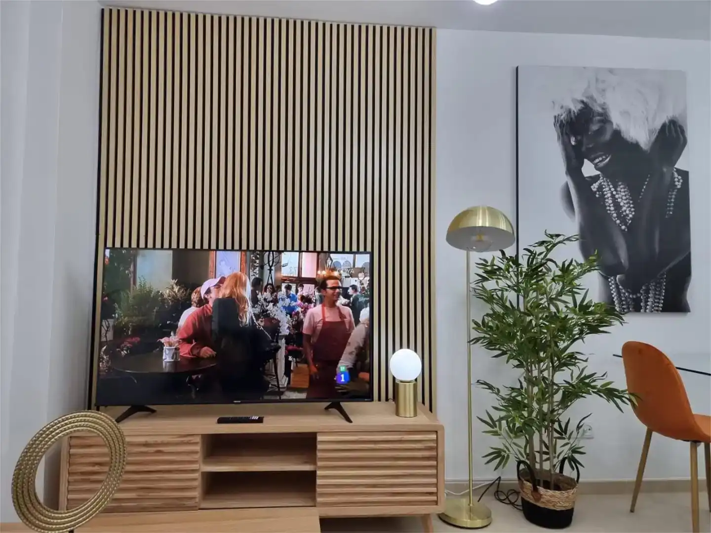 Wohnzimmer von Wohnung zur Miete in Garrucha mit Klimaanlage und Schwimmbad