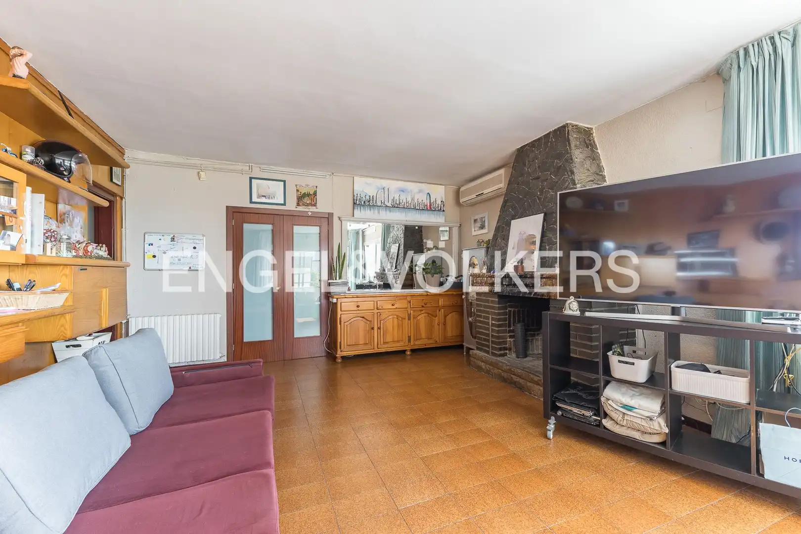 Living room of Houses for sale in Castelldefels  with Air Conditioner, Heating and Private garden