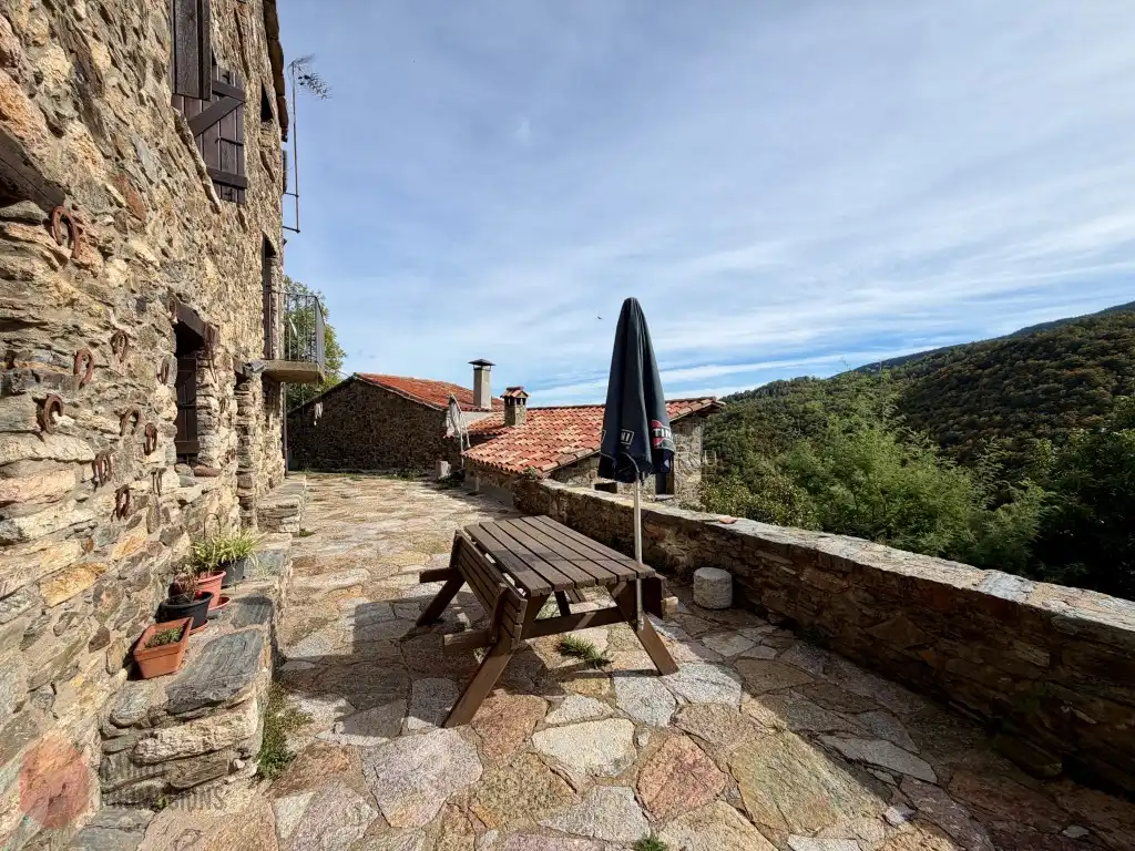 Terrasse von Country house zur Miete in Vilallonga de Ter, Girona