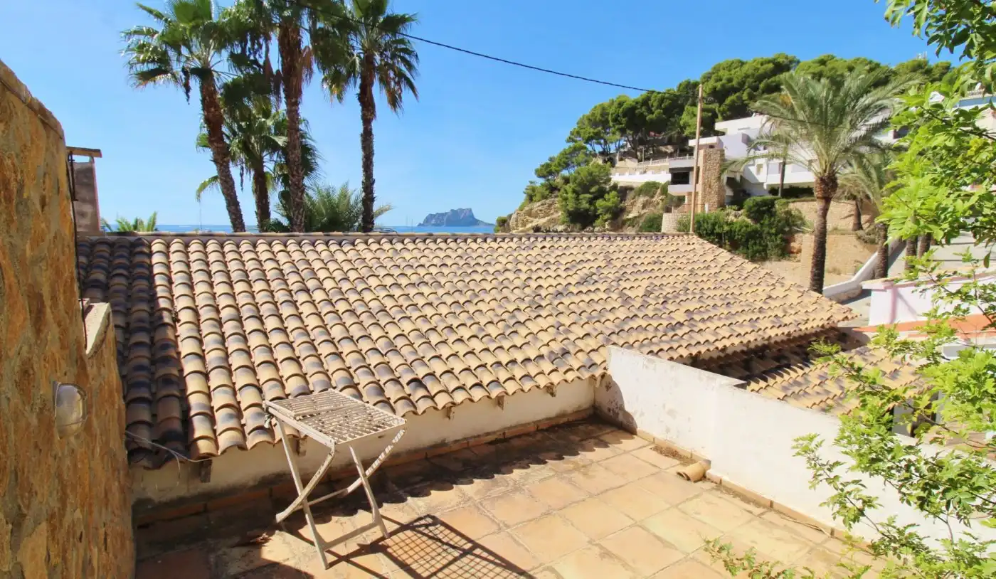 Vista exterior de Casa o chalet en venta en Moraira con Aire acondicionado, Calefacción y Jardín privado