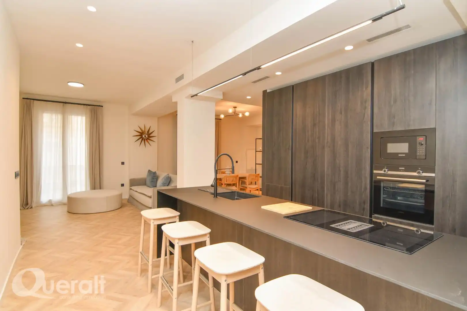 Cocina de Piso de alquiler en Lleida con Calefacción, Amueblado y Horno