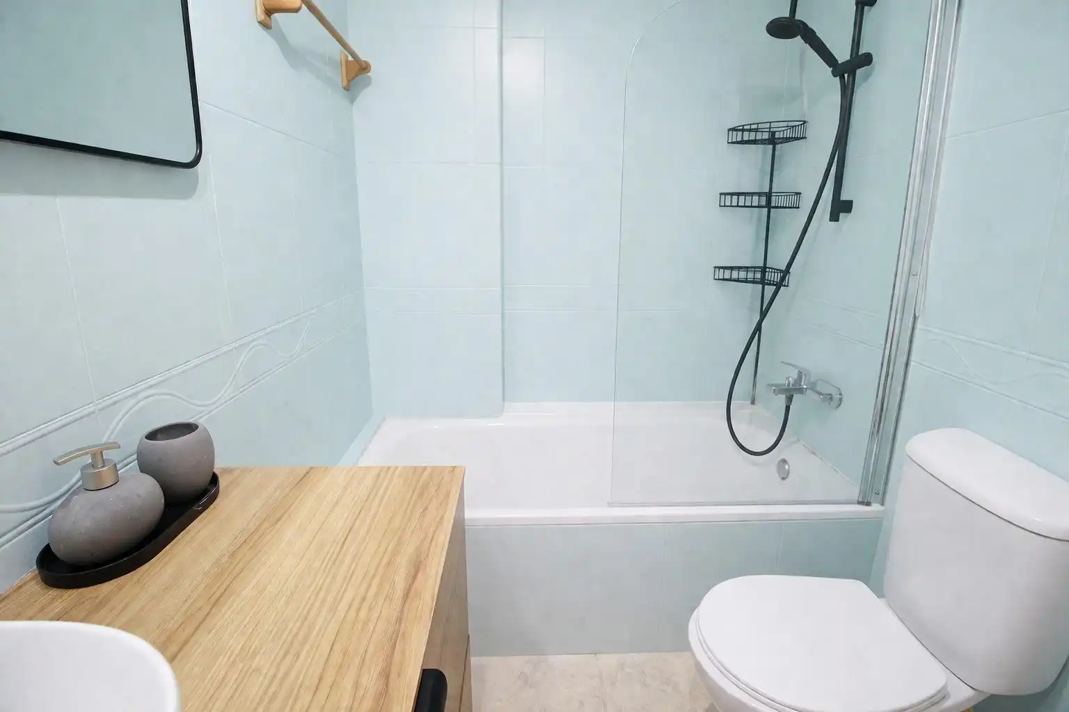 Baño de Apartamento en venta en Oropesa del Mar / Orpesa con Aire acondicionado, Jardín privado y Terraza