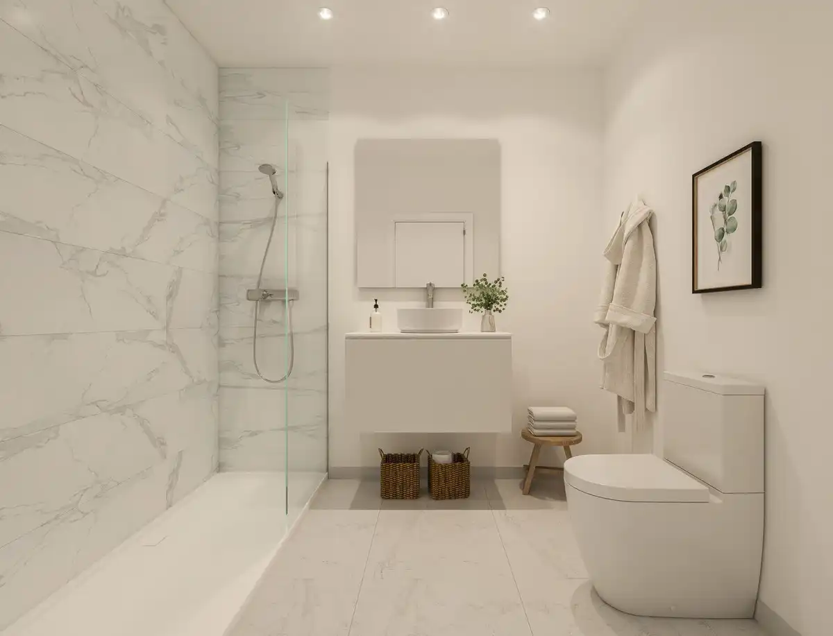 Baño de Apartamento en venta en Benalmádena con Aire acondicionado, Terraza y Trastero