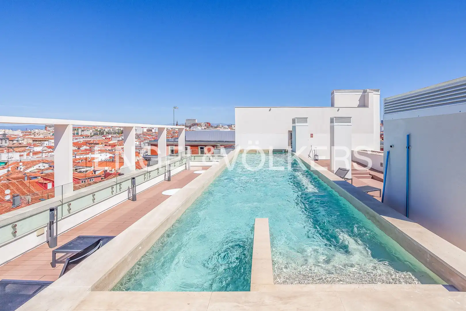 Terraza de Piso de alquiler en Madrid con Aire acondicionado, Calefacción y Piscina