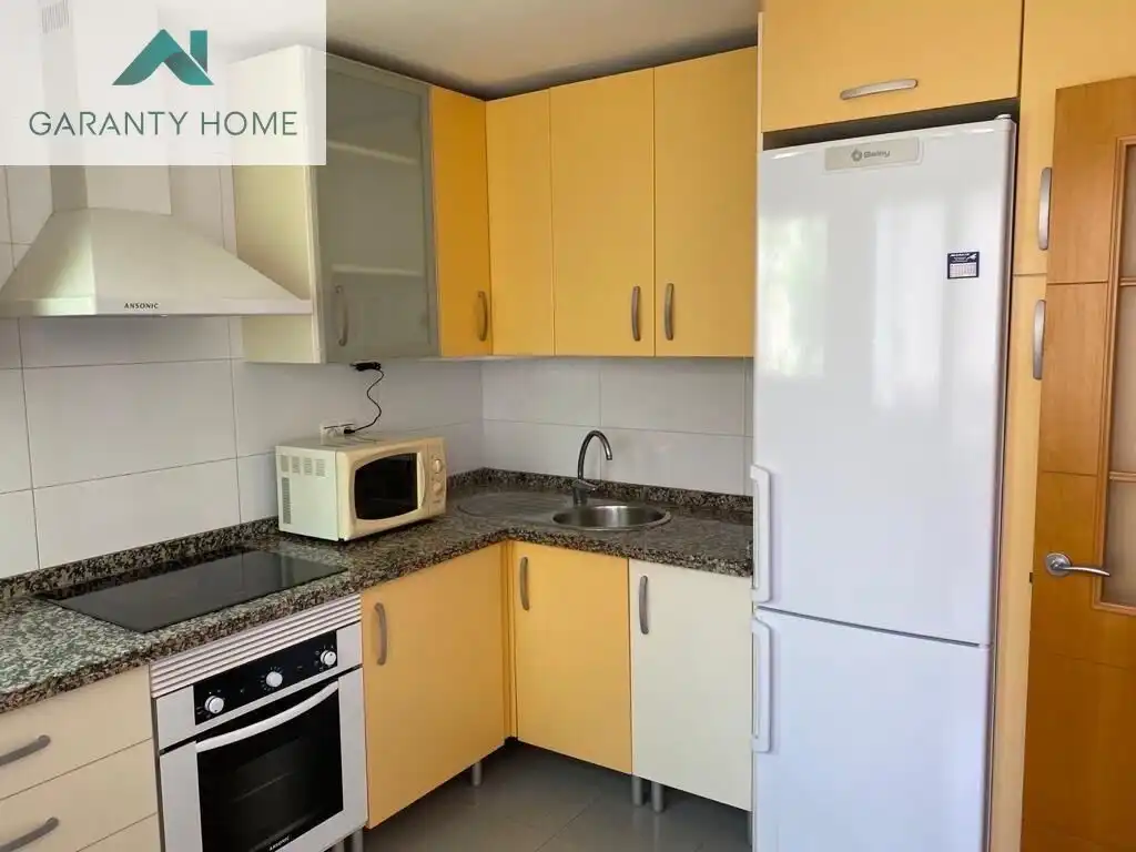 Kitchen of Attic for rent in Málaga  with Air Conditioner, Private garden and Terrace