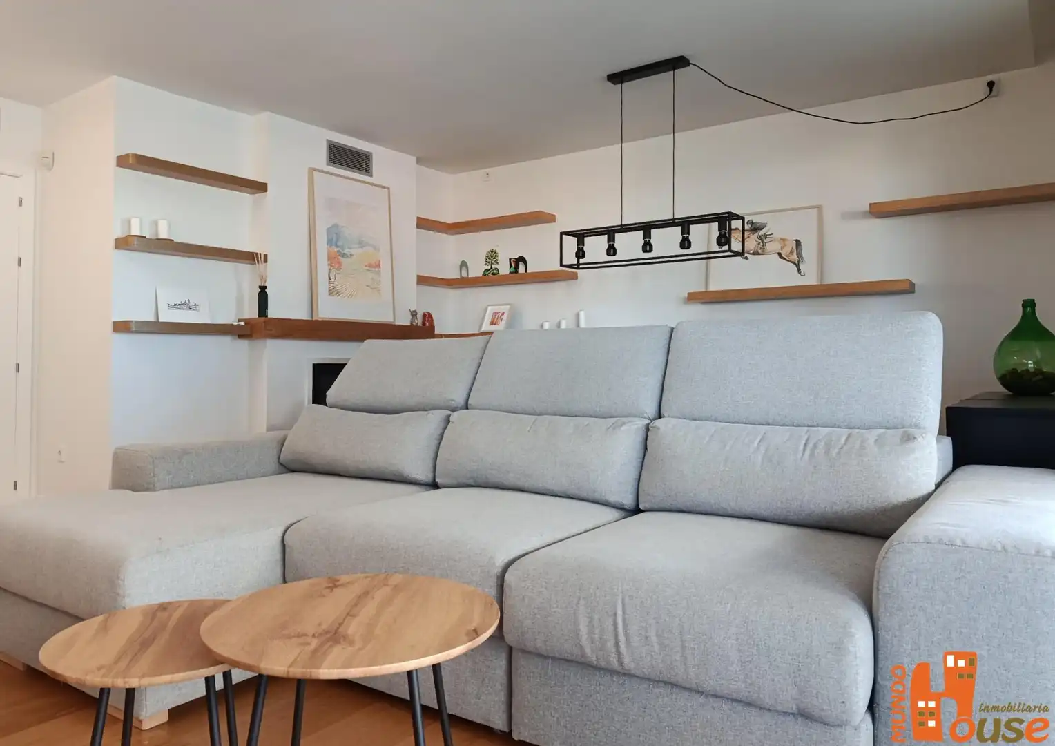 Wohnzimmer von Wohnung zur Miete in Palazuelos de Eresma mit Klimaanlage, Heizung und Terrasse