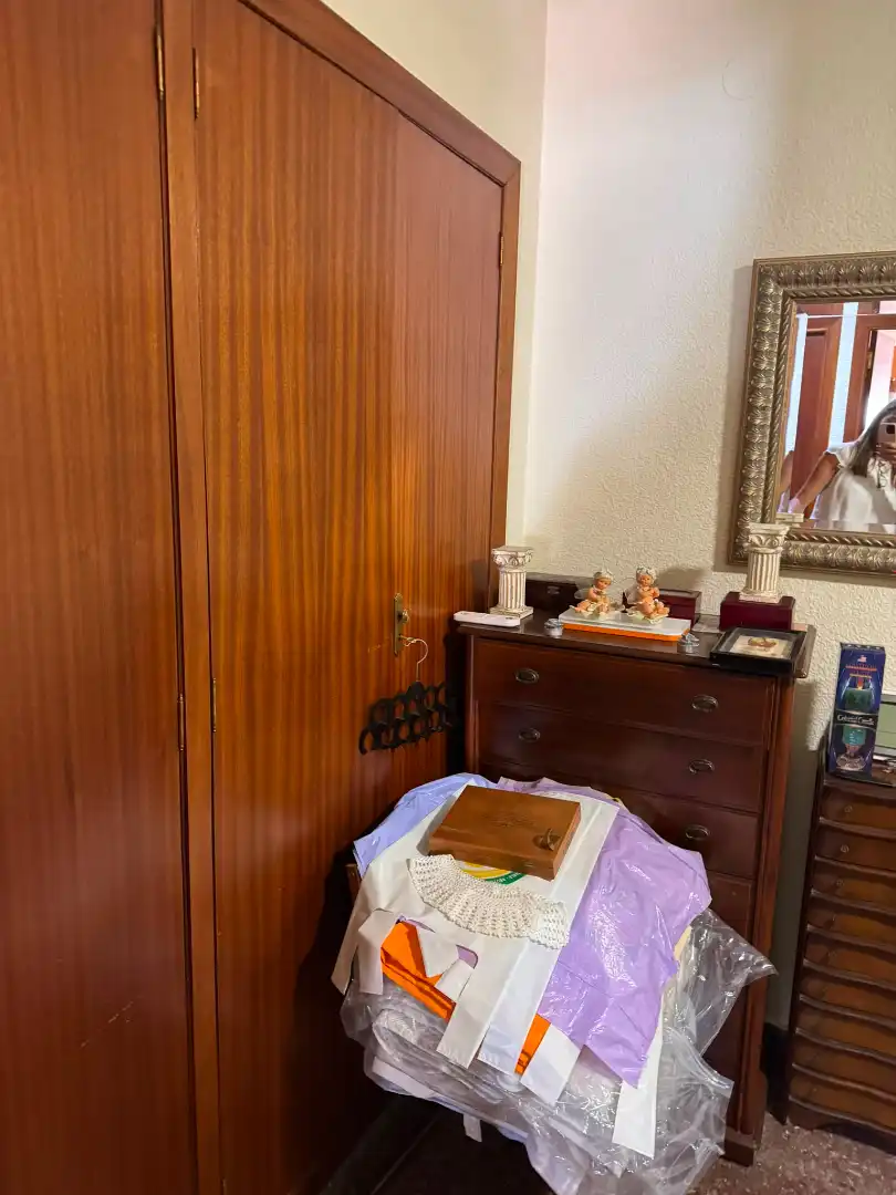 Bedroom of Flat for sale in Valencia  with Air Conditioner, Terrace and Balcony