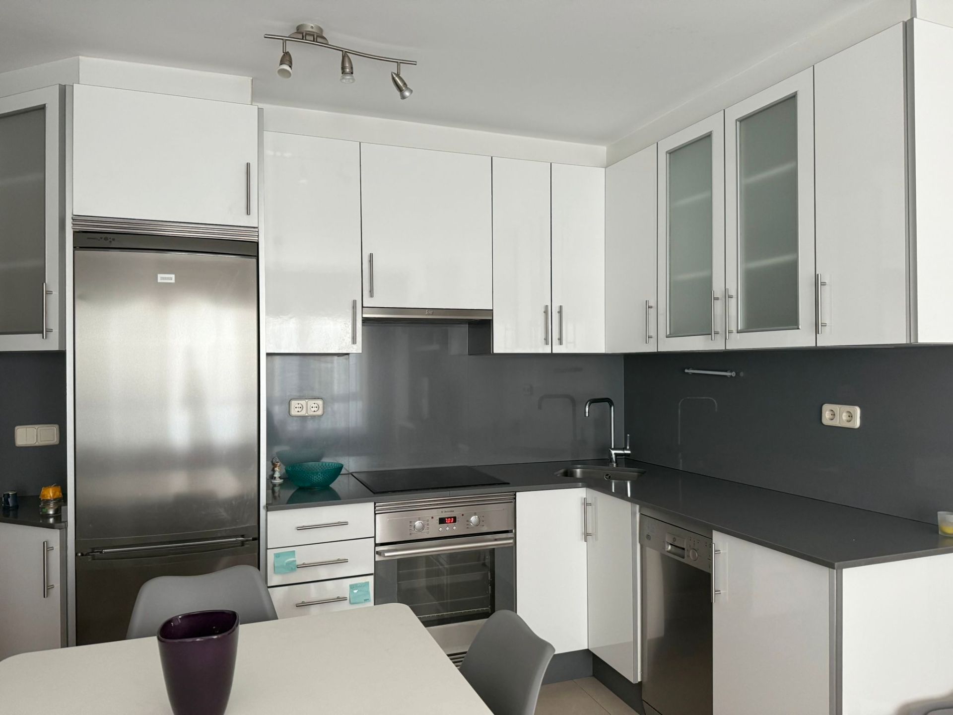 Kitchen of Flat to rent in Ferrol  with Heating, Furnished and Oven
