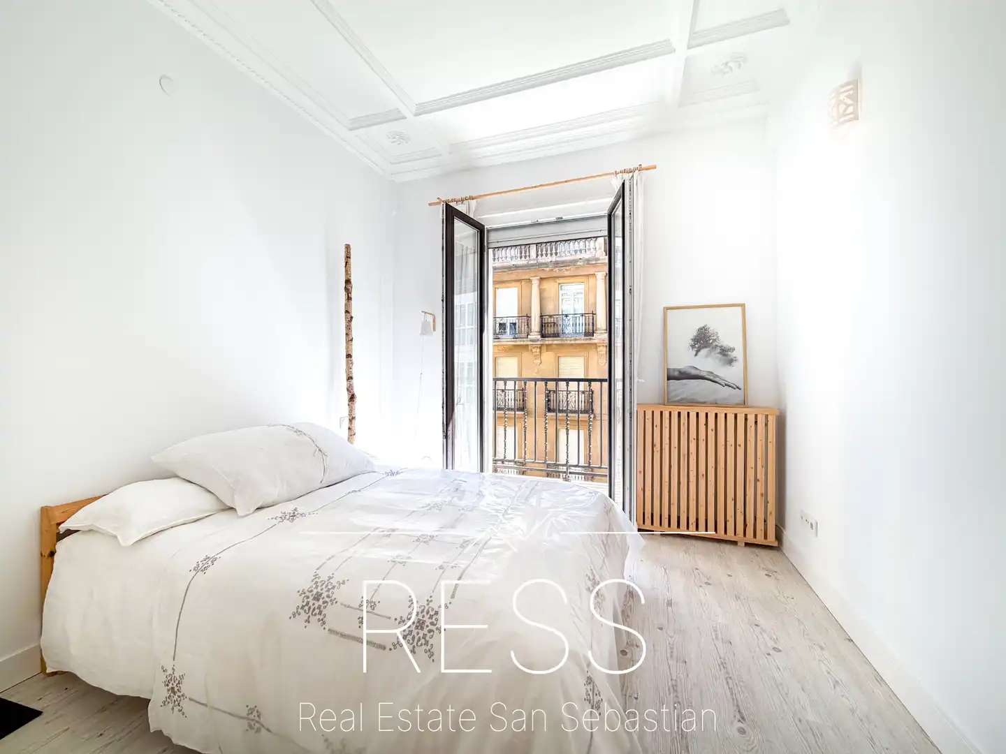 Schlafzimmer von Wohnung zum Verkauf in Donostia - San Sebastián  mit Heizung, Terrasse und Möbliert