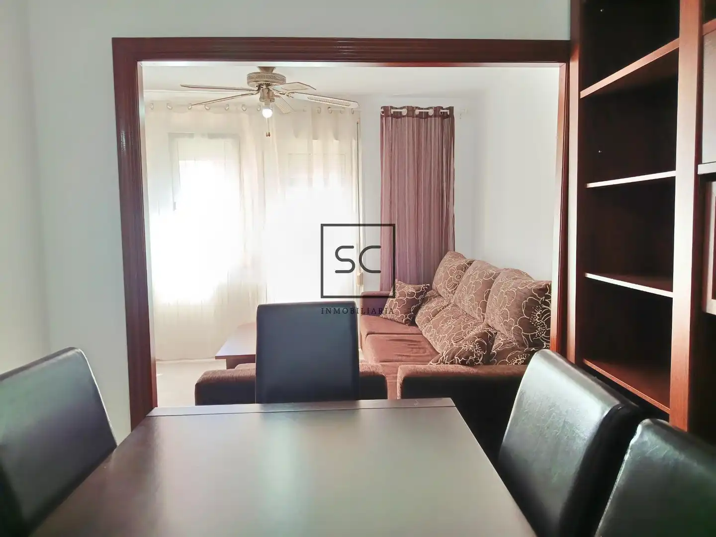 Sala de estar de Piso en venta en Ferrol con Calefacción, Terraza y Amueblado