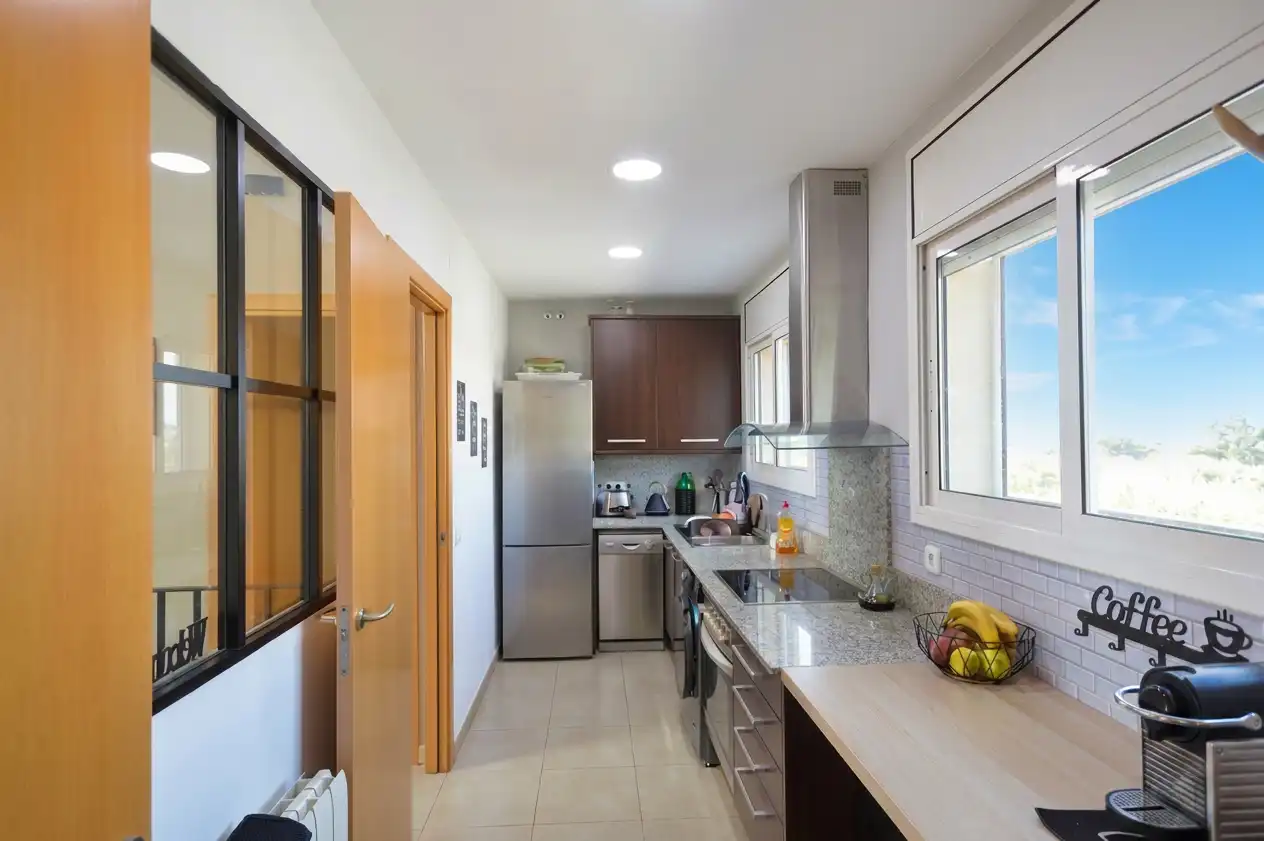 Cocina de Casa adosada en venta en Abrera con Aire acondicionado, Calefacción y Parquet