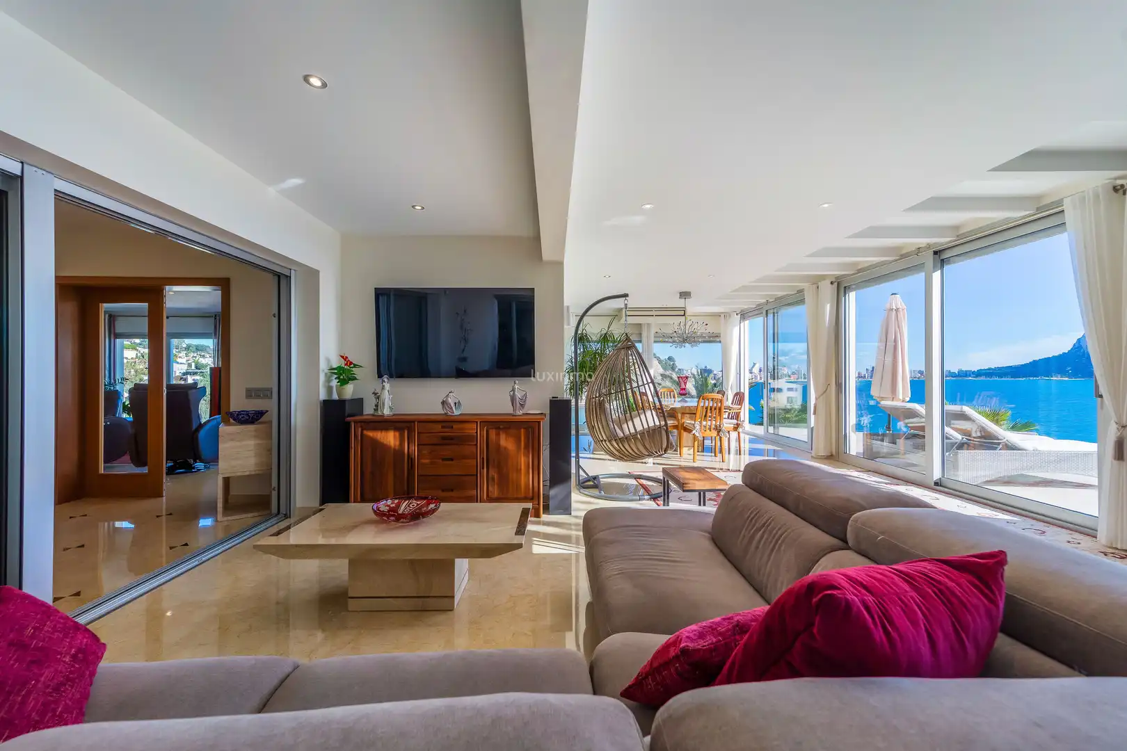 Sala de estar de Casa o chalet en venta en Calpe / Calp con Aire acondicionado, Terraza y Trastero