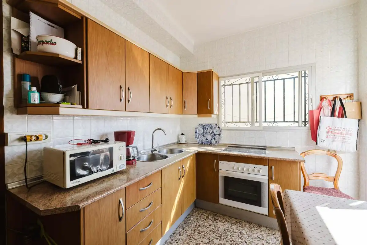 Cocina de Casa o chalet en venta en Torrox con Aire acondicionado, Calefacción y Jardín privado