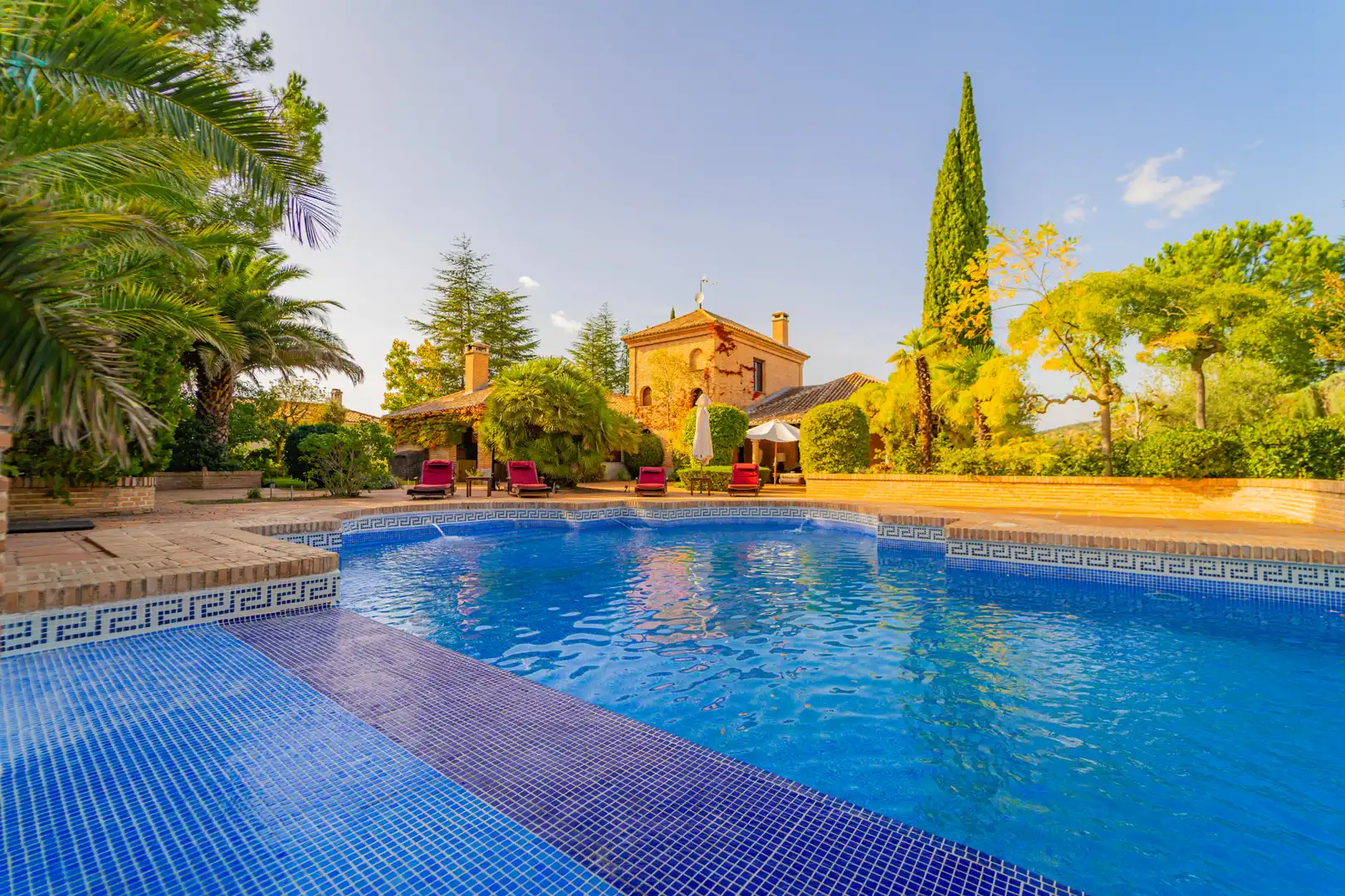 Piscina de Casa o chalet en venta en Las Rozas de Madrid con Aire acondicionado, Calefacción y Jardín privado