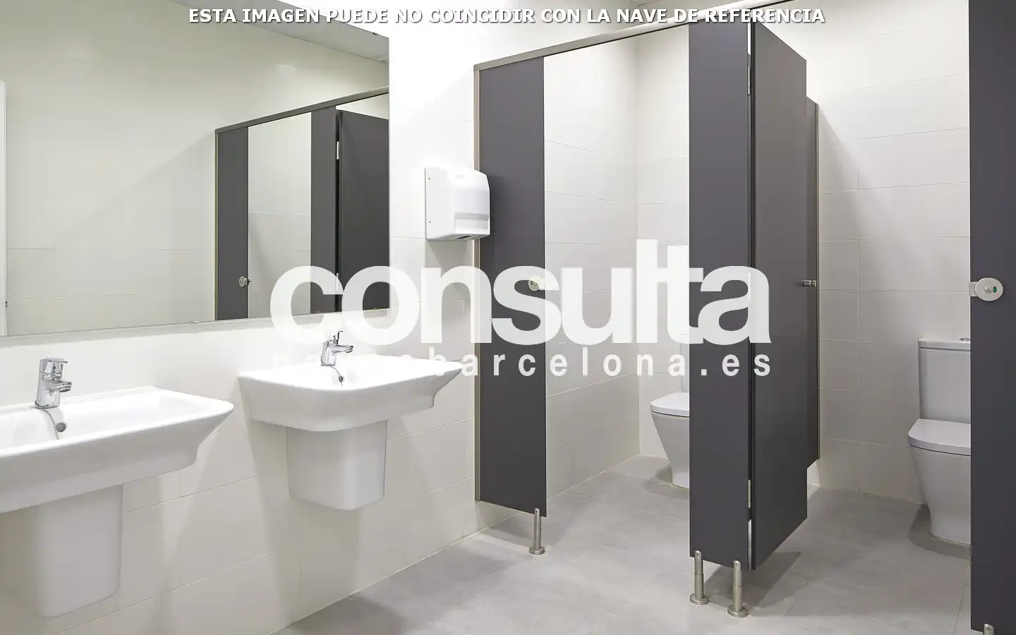 Badezimmer von Fabrikhallen zur Miete in Lliçà de Vall