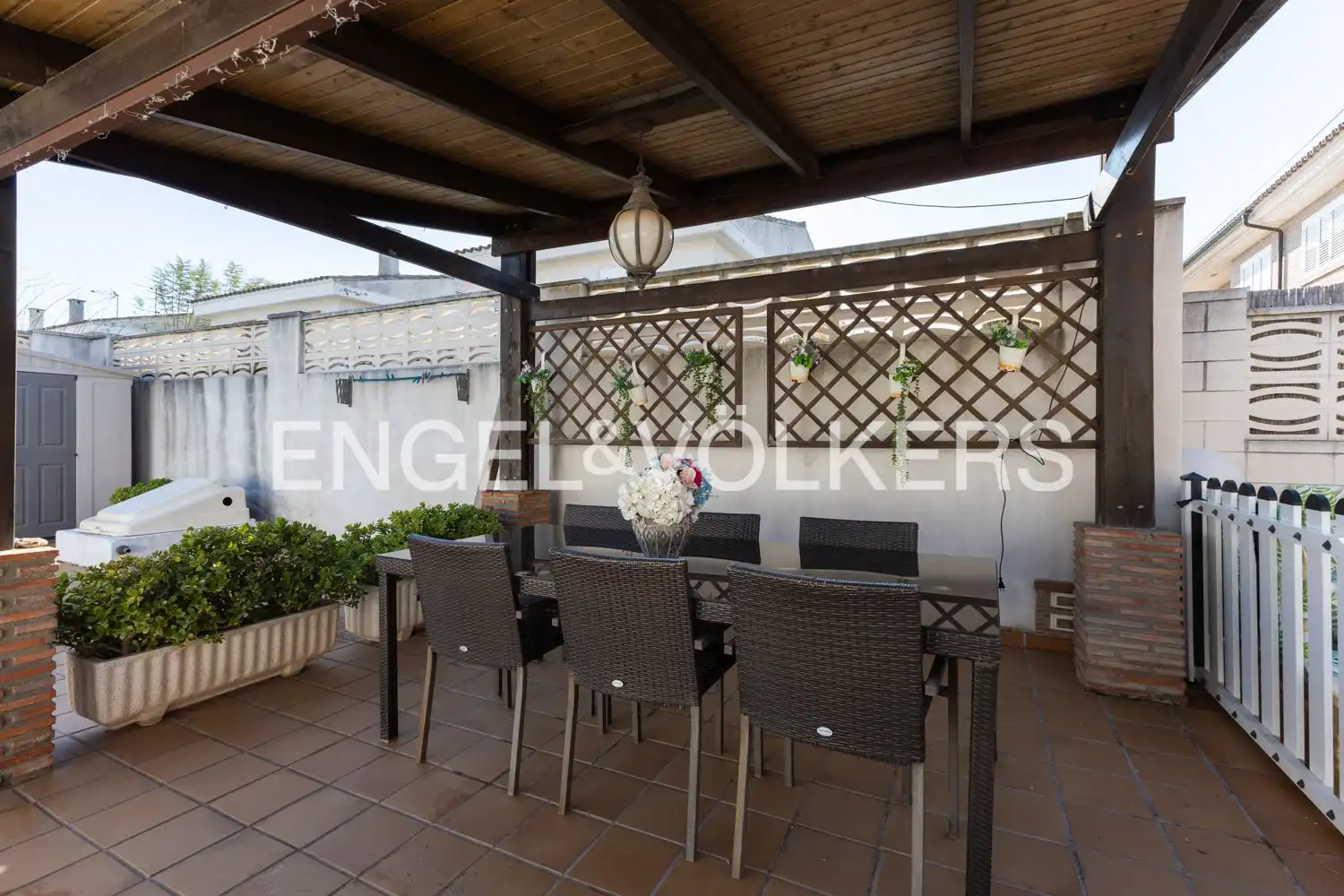 Terraza de Casa o chalet de alquiler en Benicasim / Benicàssim con Aire acondicionado, Calefacción y Jardín privado