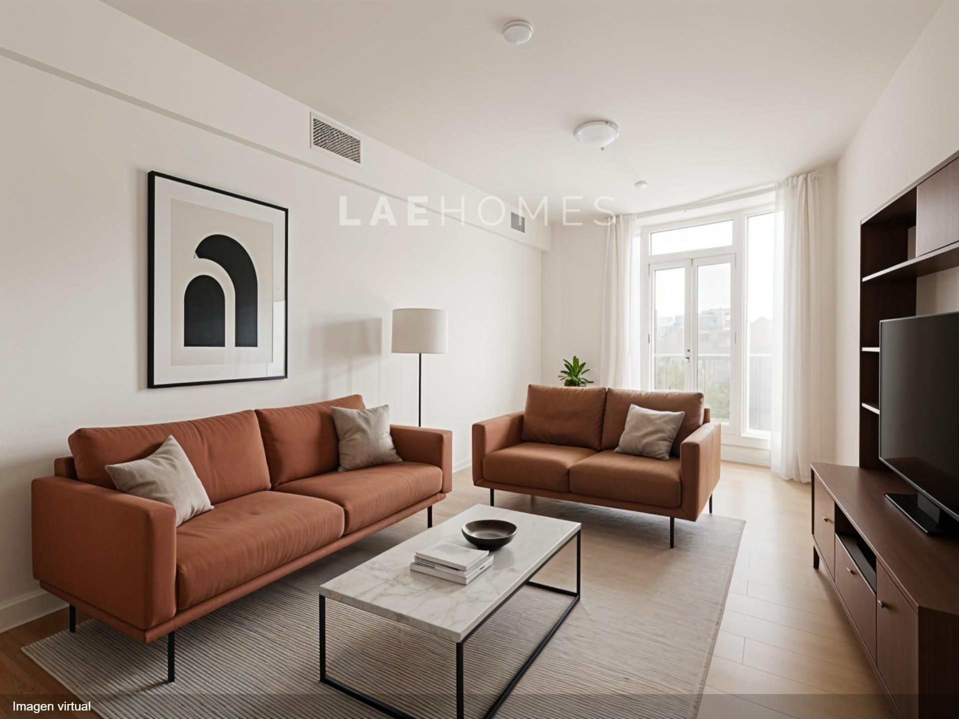 Sala d'estar de Apartament en venda en San Vicente del Raspeig / Sant Vicent del Raspeig amb Aire condicionat, Calefacció i Terrassa