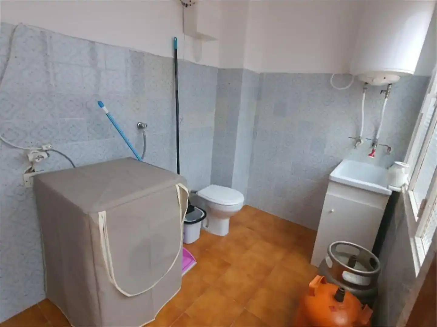 Badezimmer von Wohnung zur Miete in Olula del Río mit Klimaanlage und Balkon