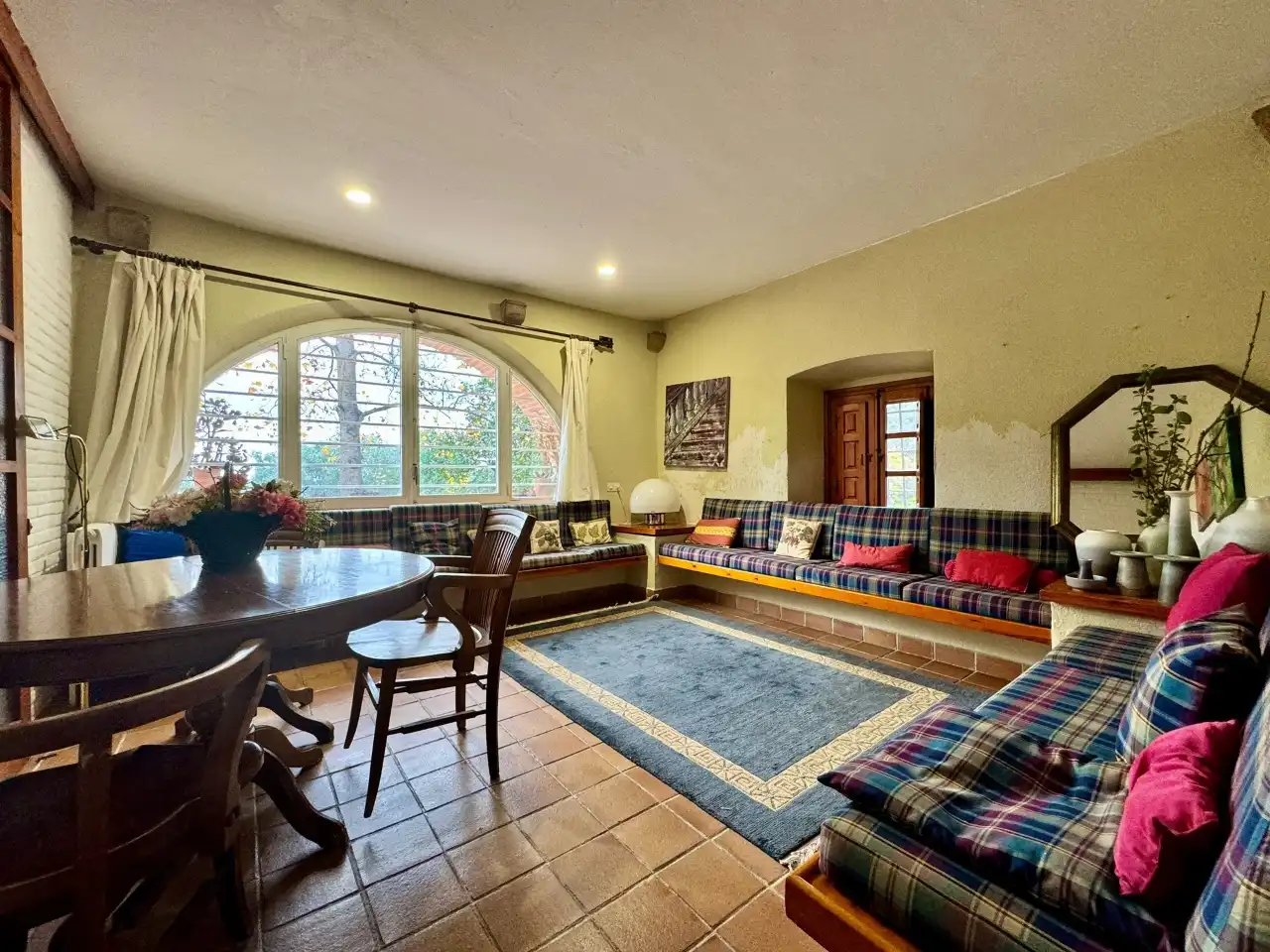 Living room of Country homes for sale in Anglès  with Private garden, Terrace and Swimming Pool