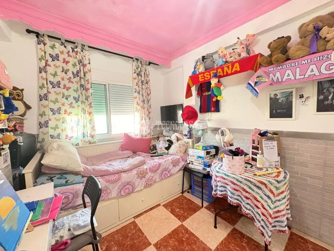 Bedroom of Flat for sale in Málaga  with Terrace
