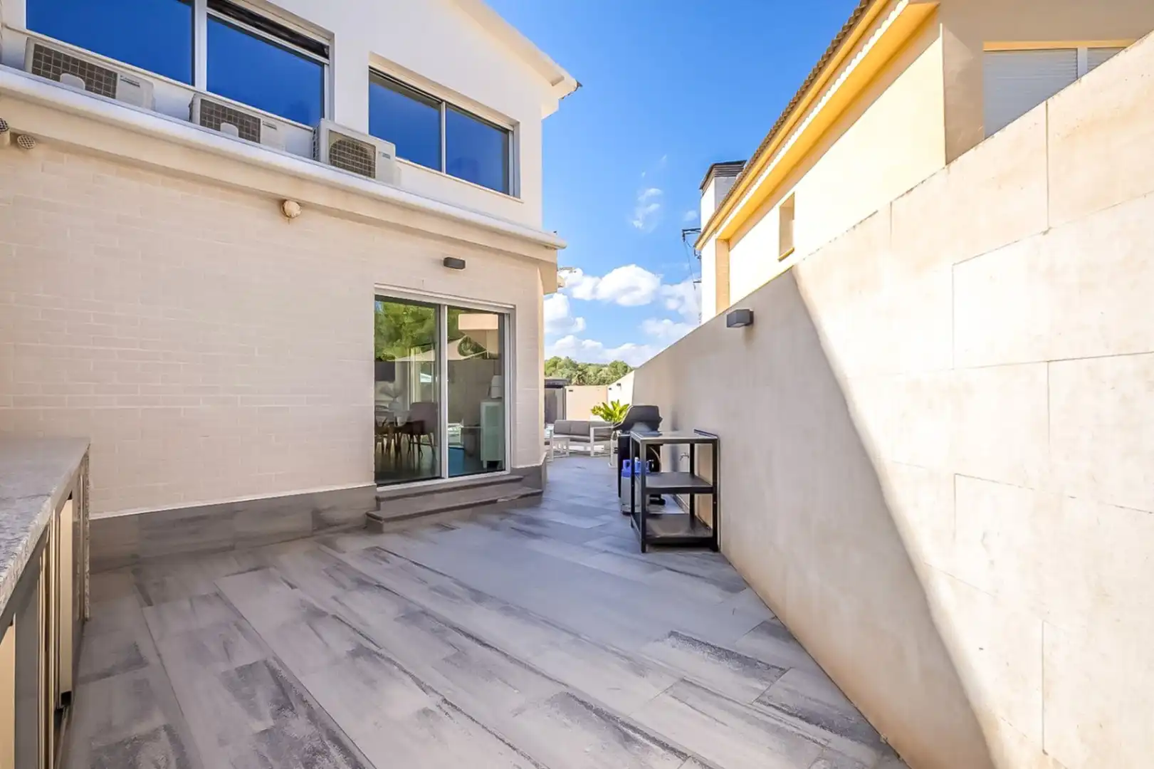 Terraza de Casa o chalet en venta en L'Alfàs del Pi con Aire acondicionado, Calefacción y Piscina